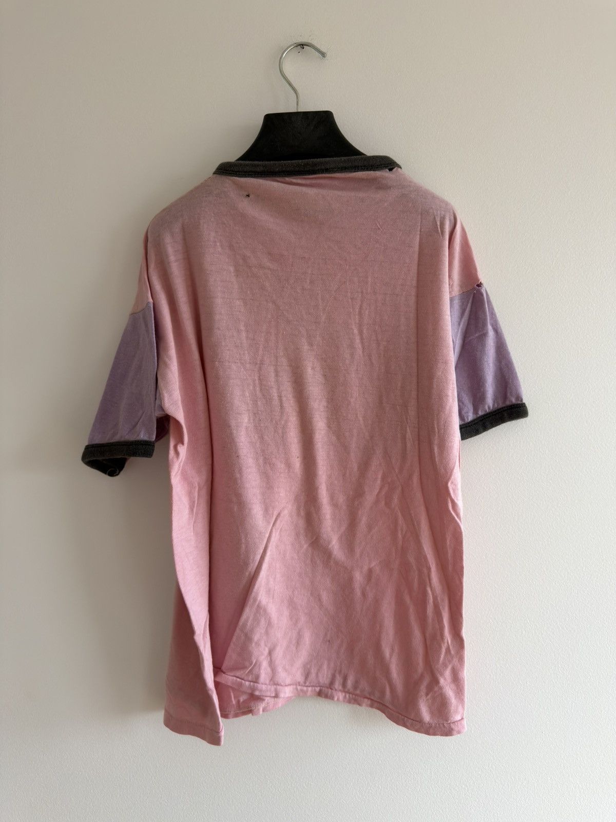 Budweiser *RARE* 1973 70s BUDWEISER BUD MAN BEER TWO TONE RINGER TEE Size US M / EU 48-50 / 2 - 6 Thumbnail