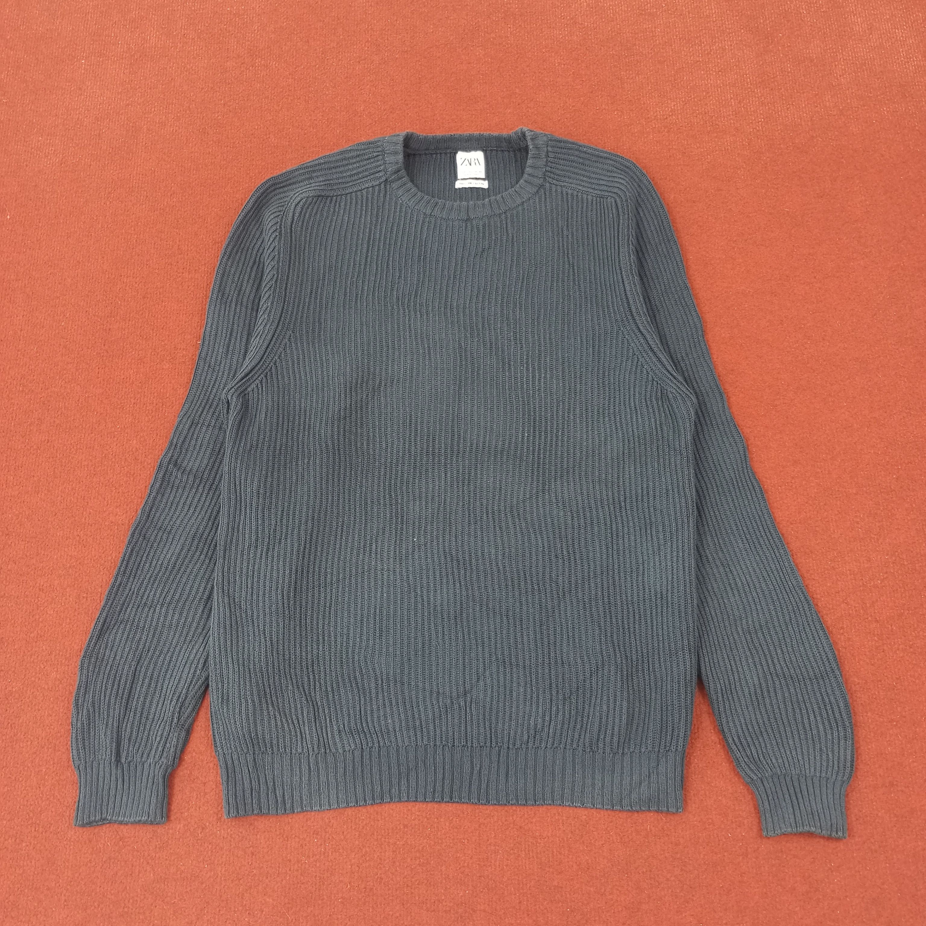 Vintage × Zara Zara x Custom Skulls Art Knitwear Sweater Size US S / EU 44-46 / 1 - 3 Thumbnail