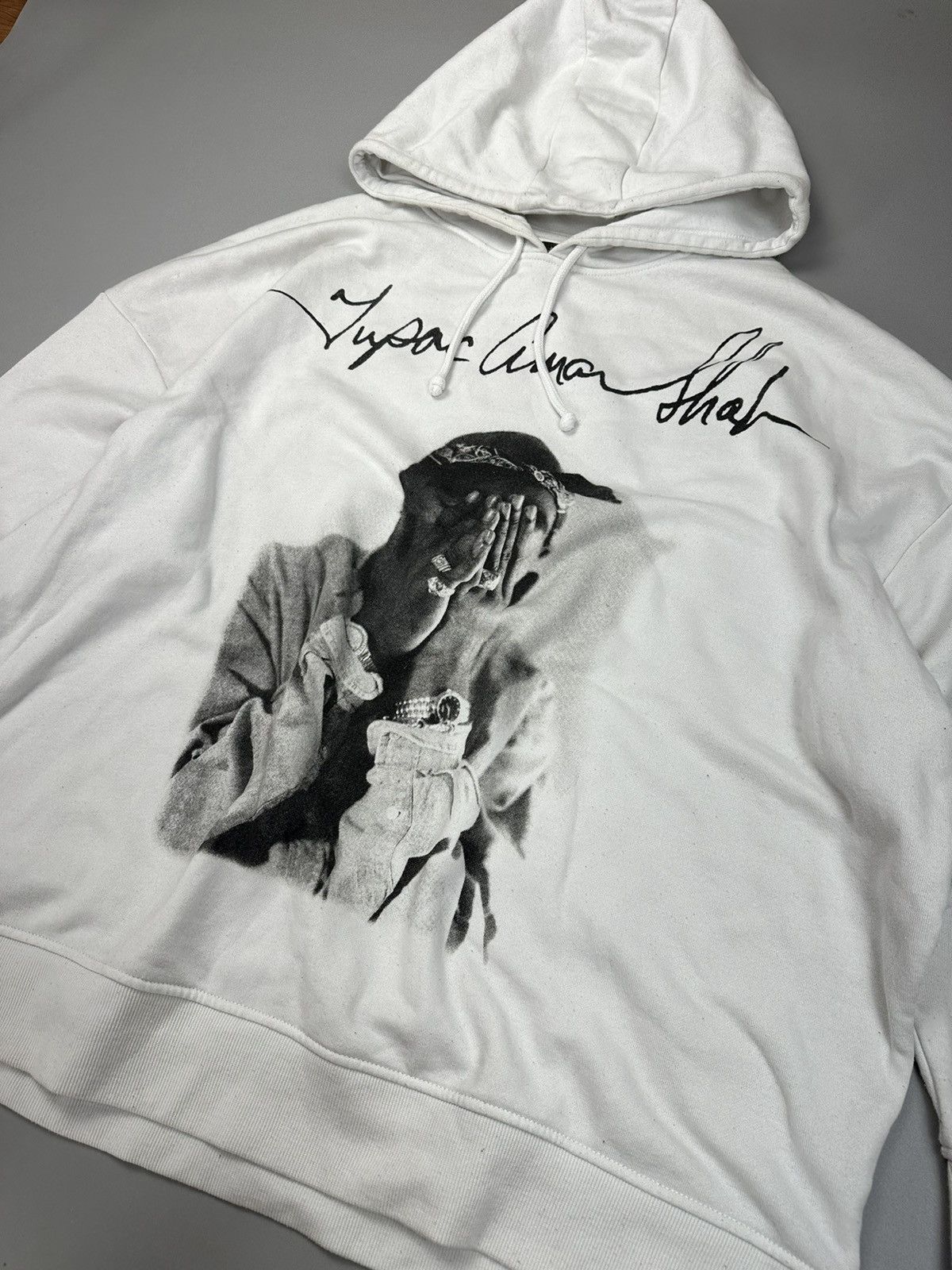 Band Tees × Rap Tees × Vintage 2Pac Vintage Oversized Hoodie Bog Logo Size US L / EU 52-54 / 3 - 2 Thumbnail