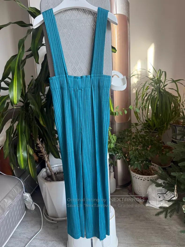 Issey Miyake Issey Miyake Turquoise Green Dress Size M / US 6-8 / IT 42-44 - 1 Thumbnail