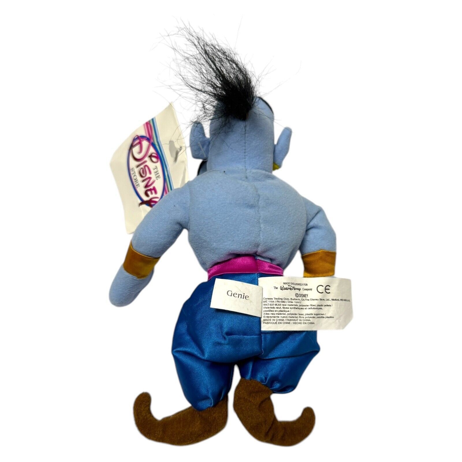 Disney NWT 90s Disney Store ALADDIN GENIE Vintage DISNEY Beanie Size ONE SIZE - 4 Thumbnail