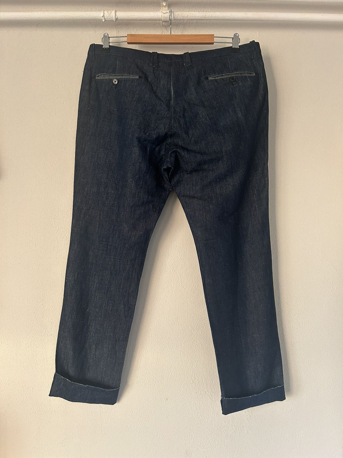 Gucci Blue Linen/Cotton Blend Pants Size US 36 / EU 52 - 9 Thumbnail
