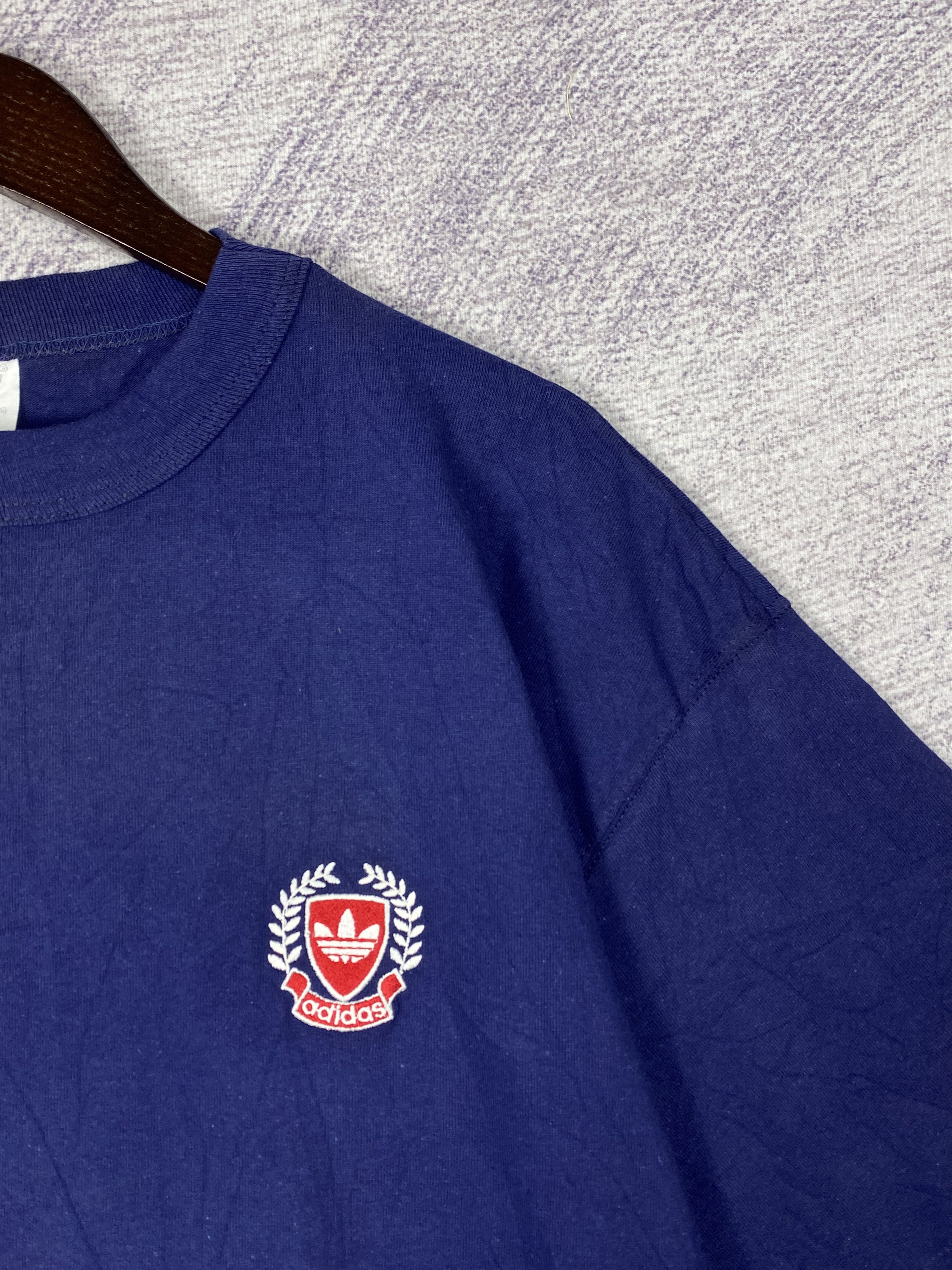 Adidas Vintage Adidas Crewneck T-Shirts Size US M / EU 48-50 / 2 - 3 Thumbnail