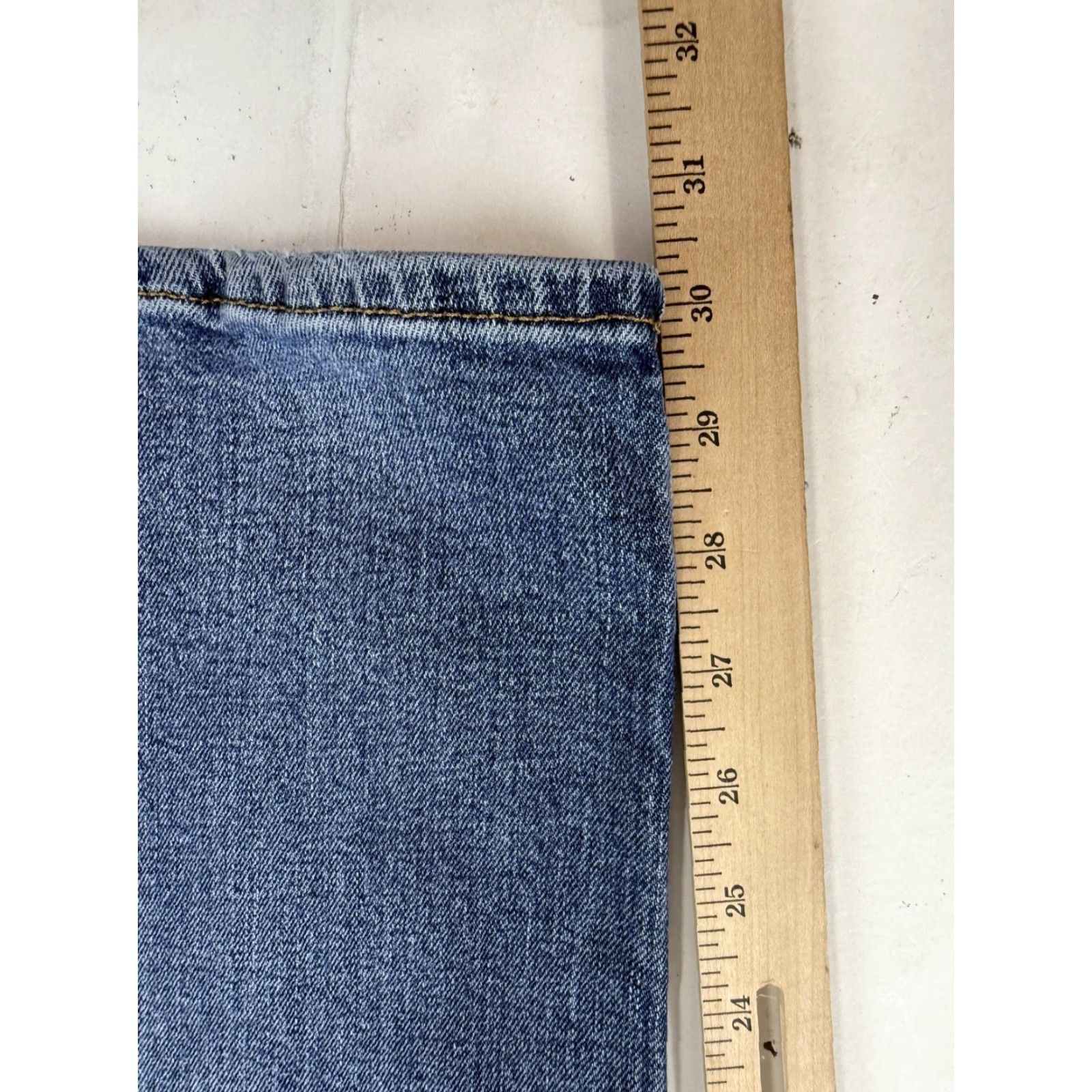Gap Gap Jeans Mens 36x30 Blue Medium Wash Straight Stretch Denim Slim Pants Size US 36 / EU 52 - 5 Thumbnail
