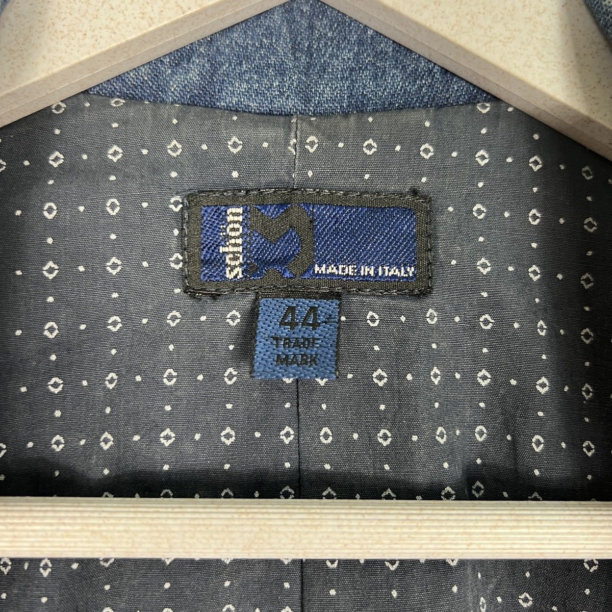 Mila Schon 🔥 SCHON DENIM BLAZER JACKET MADE IN ITALY Size US S / EU 44-46 / 1 - 15 Thumbnail