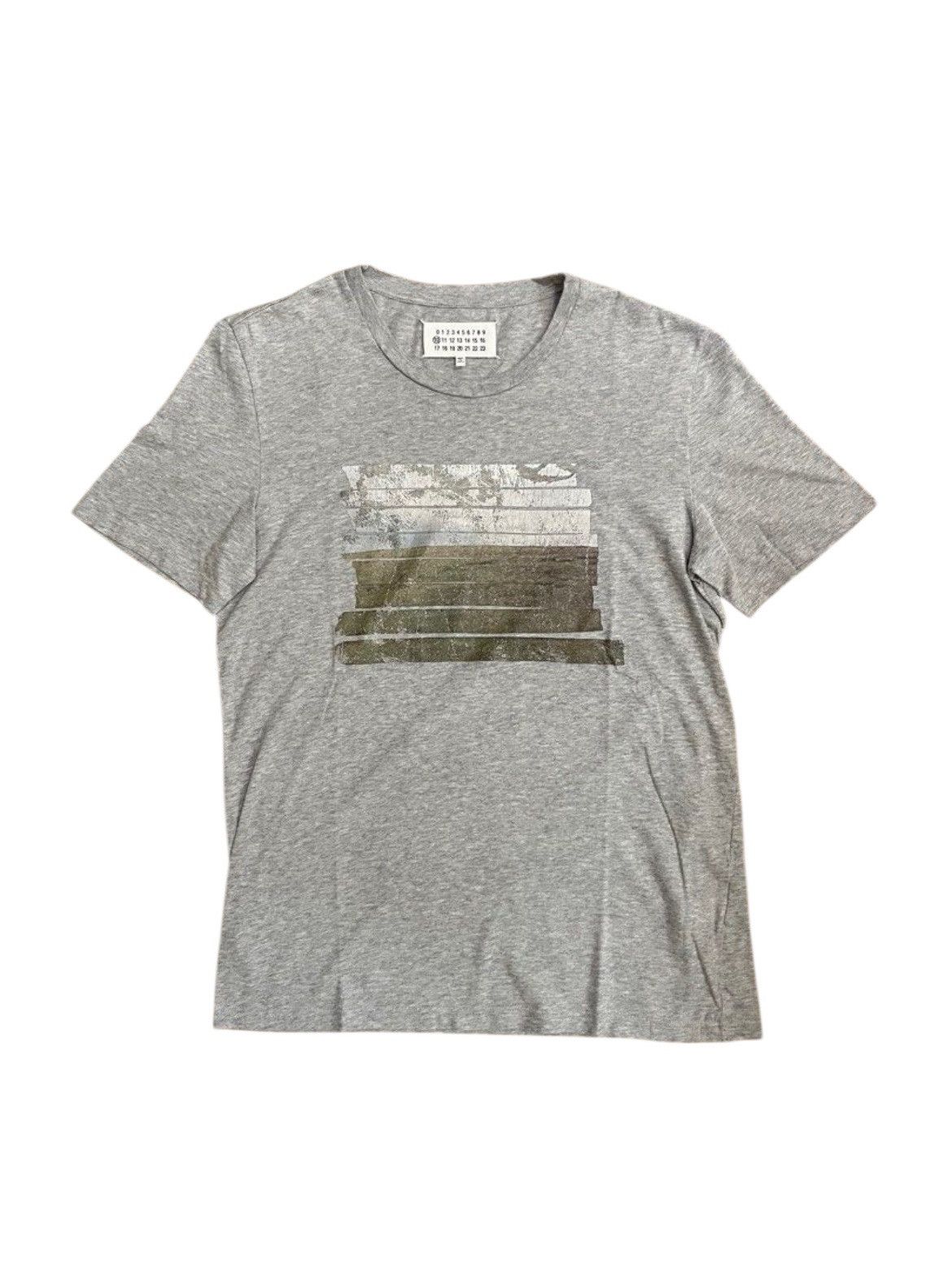 Maison Margiela Maison Margiela Signature Cracked Paint Tshirt Size US M / EU 48-50 / 2 - 1 Thumbnail