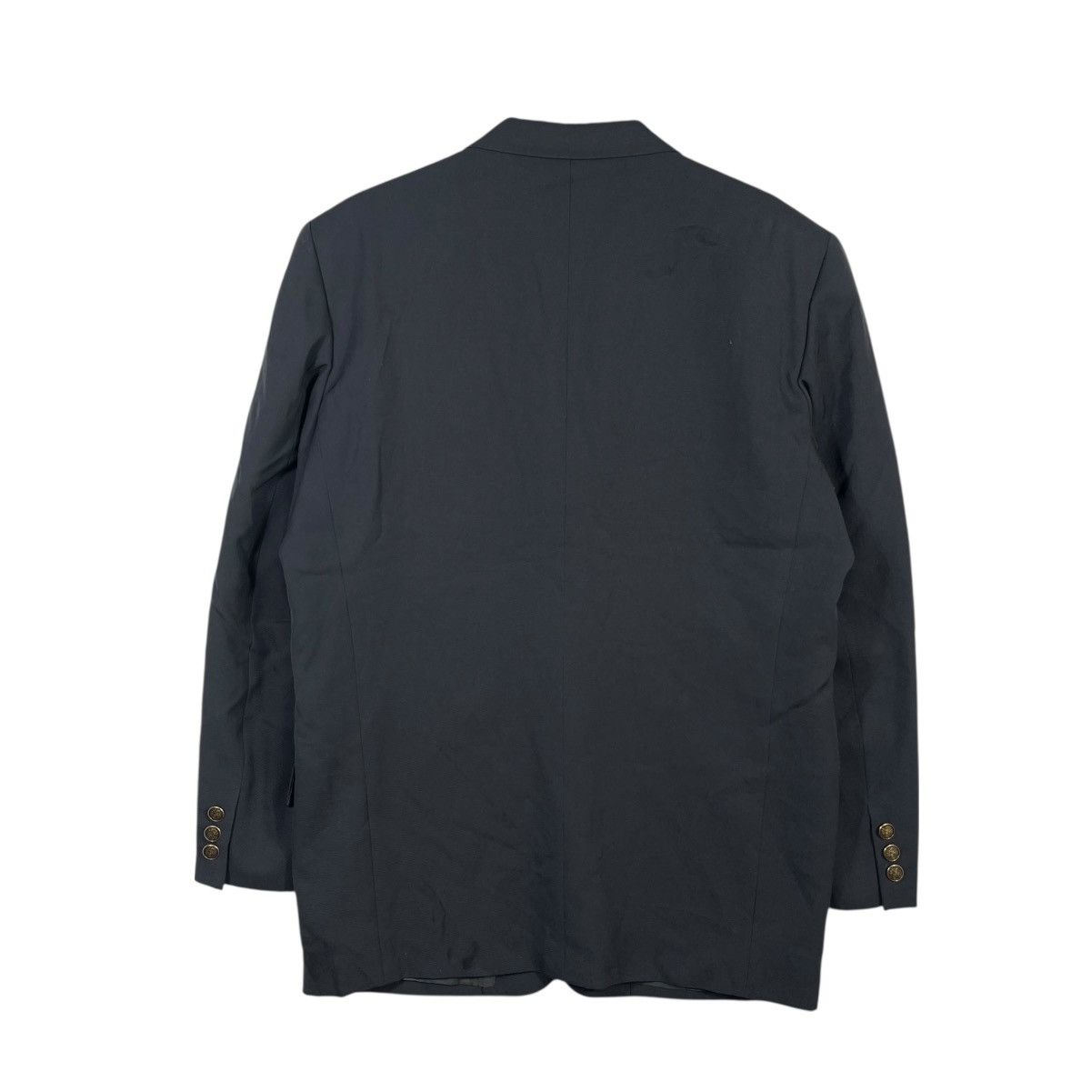 Christian Dior Monsieur Christian Dior Monsieur Vintage Navy Wool Blend Tailored Size 40R - 4 Thumbnail