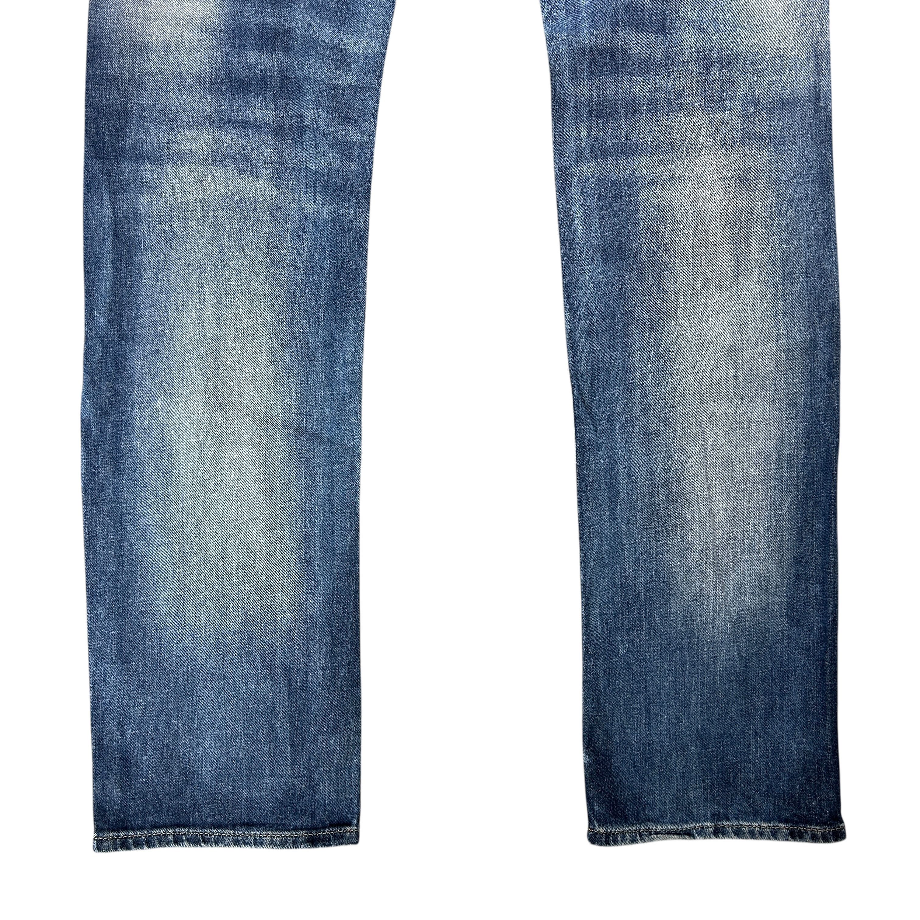 Diesel Diesel Safado Regular Straight Stretch Blue Denim W33L34 Size US 33 - 7 Thumbnail