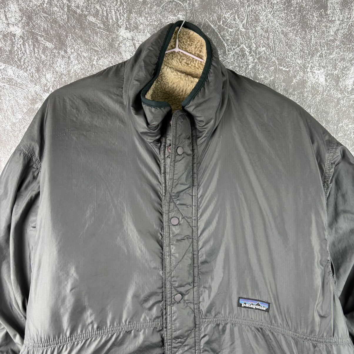 Patagonia × Vintage PATAGONIA '97 Glissade Reversible Pile Jacket,Natural/Ash XL Size US L / EU 52-54 / 3 - 8 Thumbnail