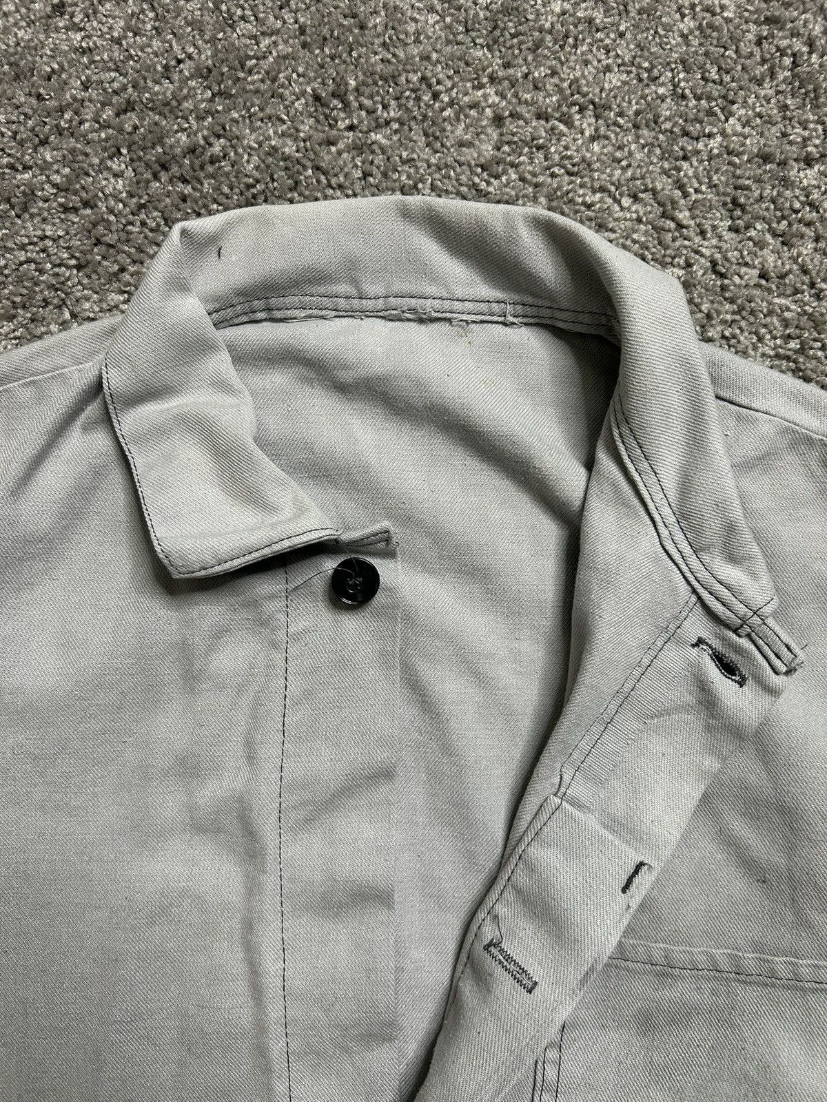 Vintage Vintage 50s/60s French Chore Jacket Grey Workwear True Size US L / EU 52-54 / 3 - 7 Thumbnail