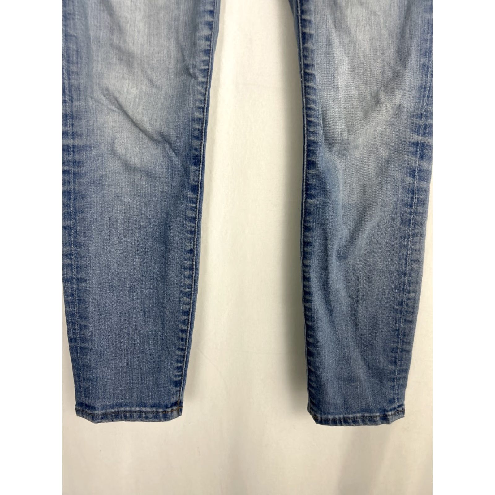 Madewell Madewell Jeans Skinny Crop 26 27 Light Blue Wash High Rise Button Fly Women 9” 9" High Riser Crop Skinny Jeans Size 26" / US 2 / IT 38 - 2 Thumbnail
