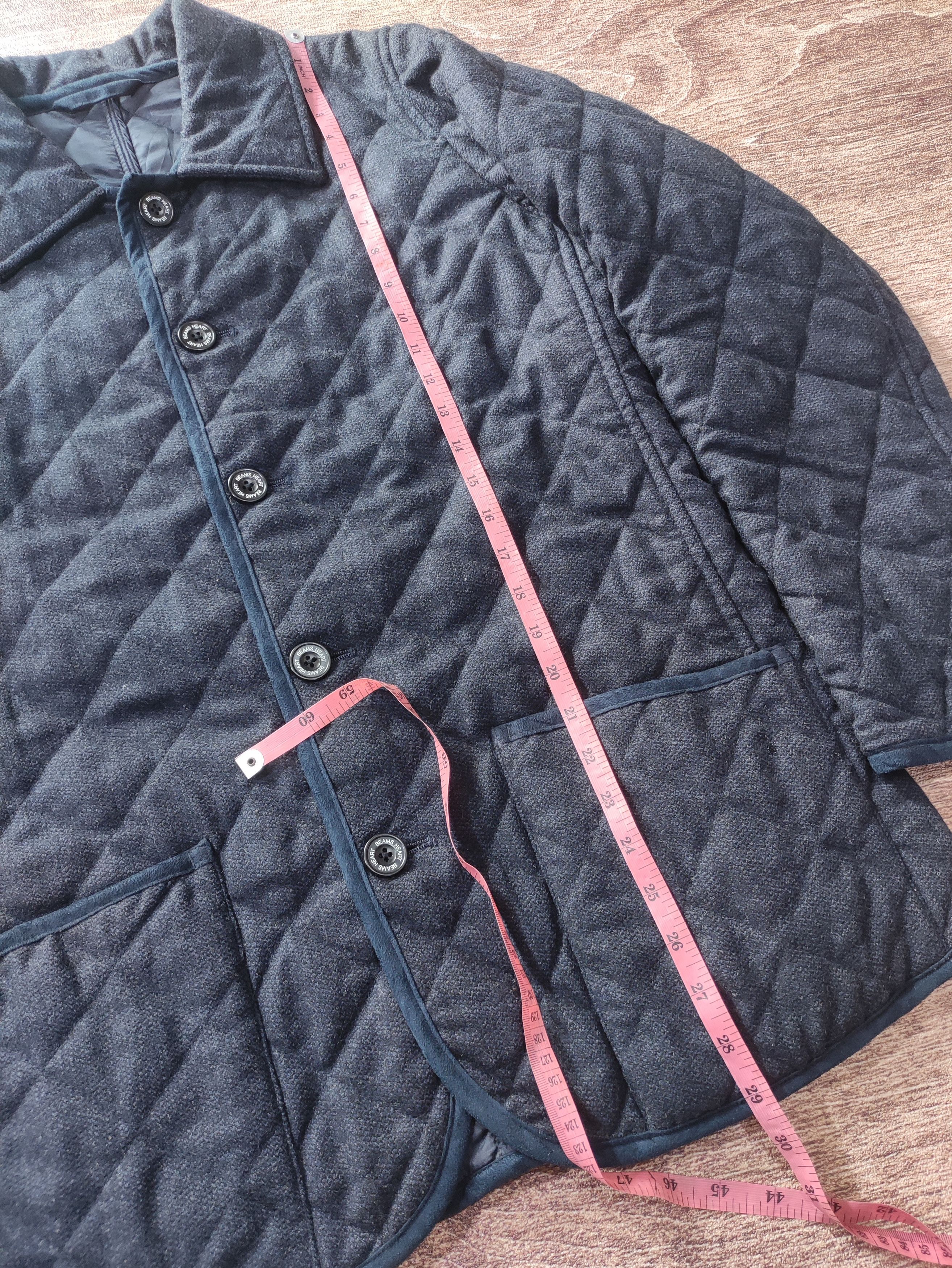 Beams Plus × Japanese Brand BEAMS HEART QUILTED JACKET Size US L / EU 52-54 / 3 - 11 Thumbnail