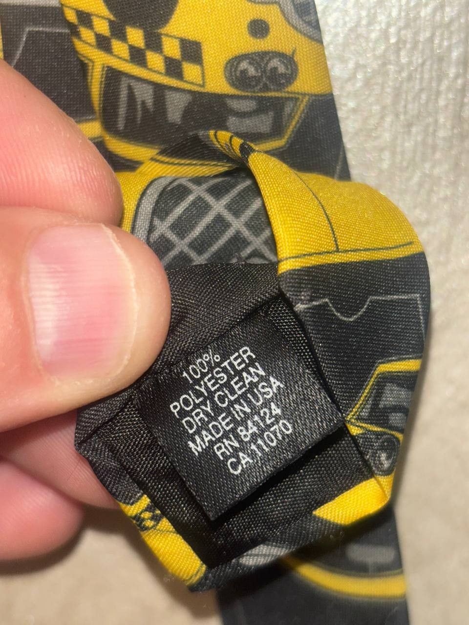 Ralph Marlin RALPH MARLIN TIE Salesman's Dream Rare Taxi.Cabs Made in USA Size ONE SIZE - 11 Thumbnail