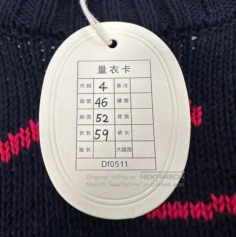 Thom Browne Thom Browne Black Wool Women's Sweater . Size L / US 10 / IT 46 - 5 Thumbnail