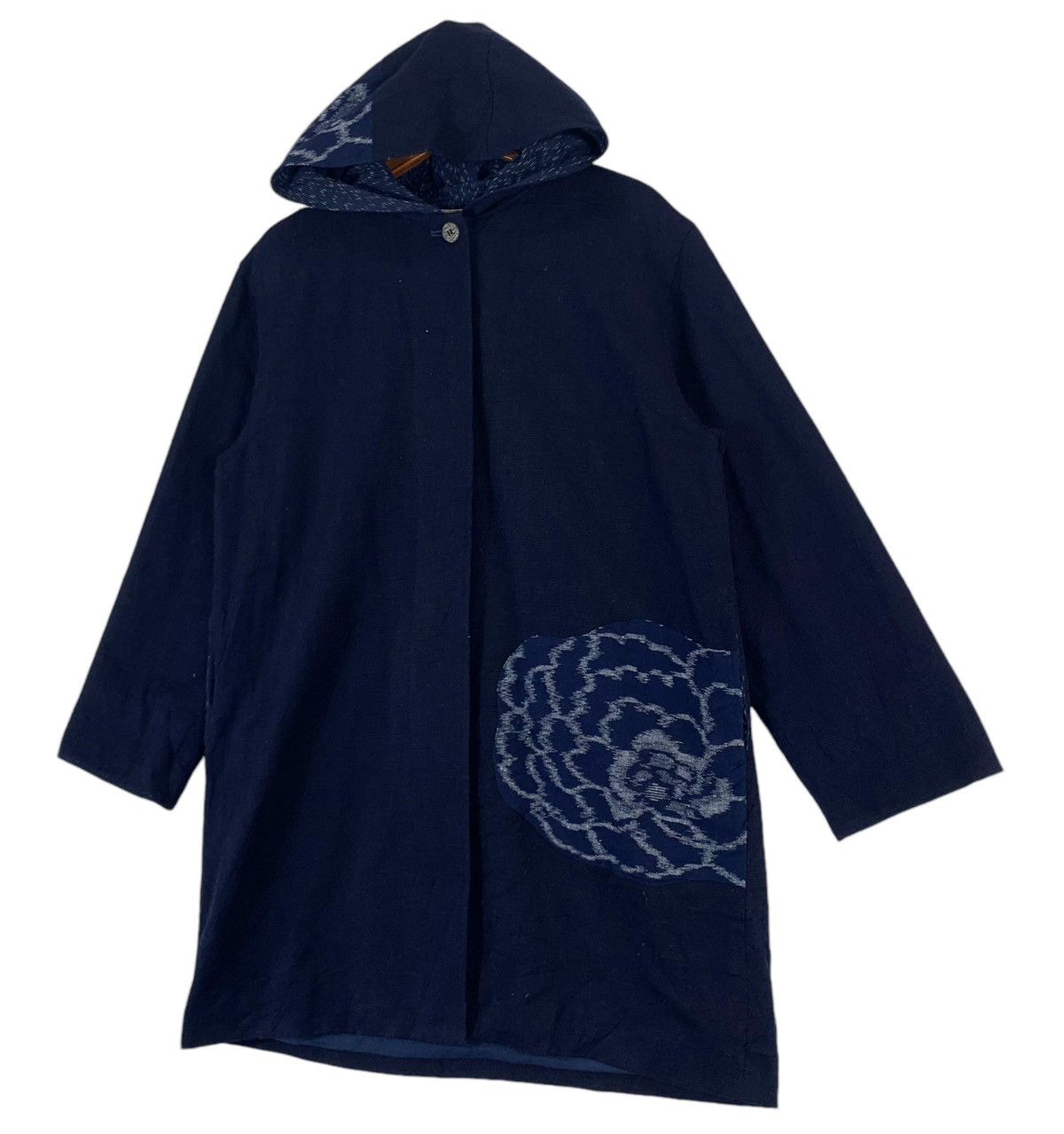 Blue Blue Japan × Indigo × Japanese Brand VINTAGE INDIGO BLUE SASSIKO BORO HOODIE JAPANESE BRAND Size US M / EU 48-50 / 2 - 2 Thumbnail