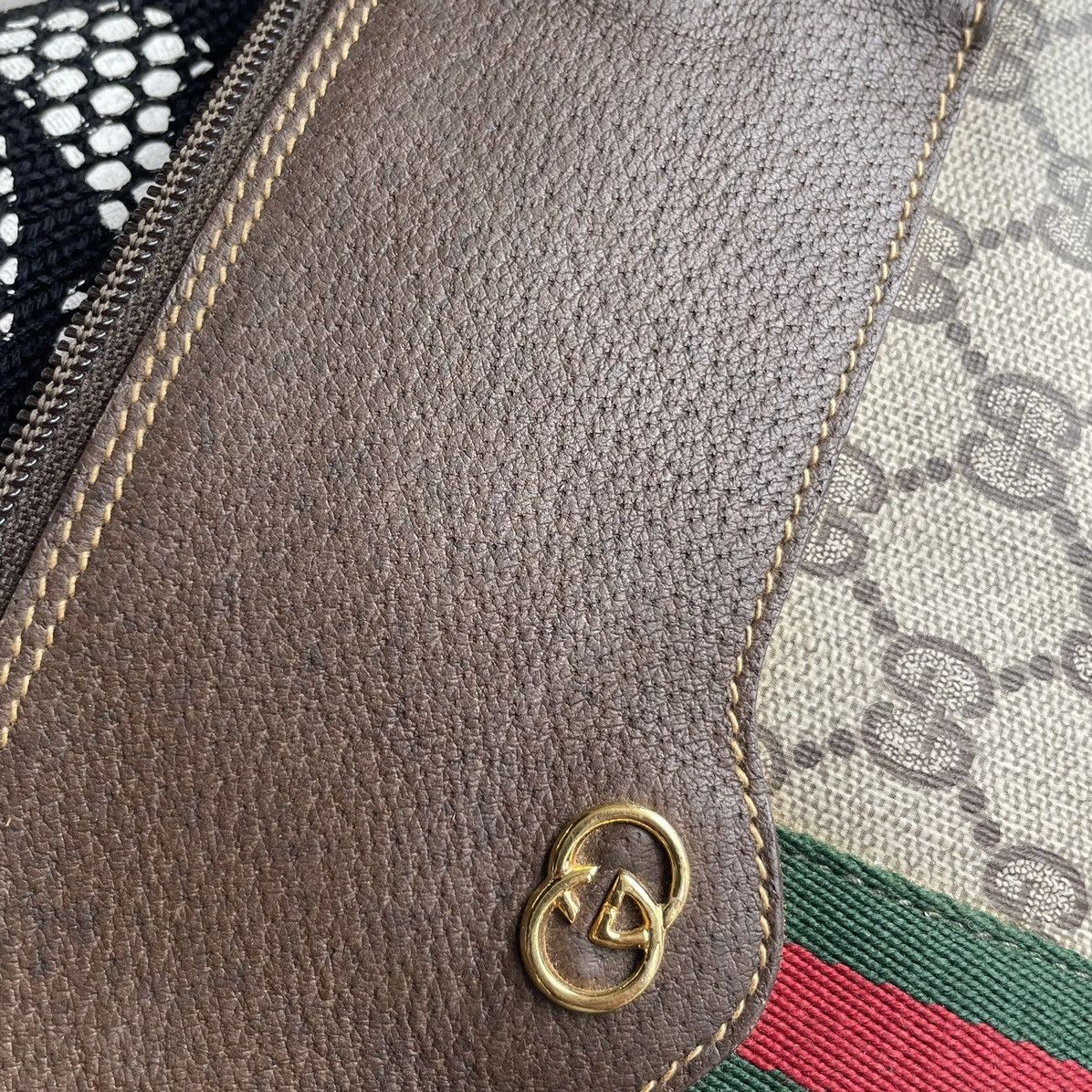 Gucci × Vintage 🔥 Vintage Gucci Sherry Line GG Shoulder Bag Size ONE SIZE - 24 Thumbnail