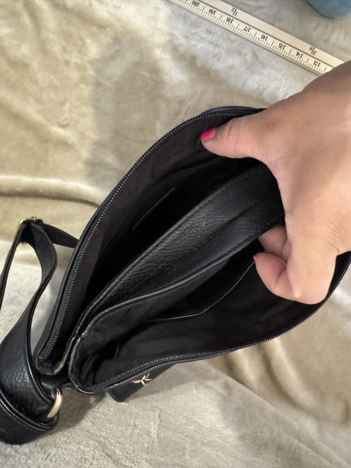 Michael Kors Michael Kors Women’s black leather shoulder cross body bag Size ONE SIZE - 9 Thumbnail