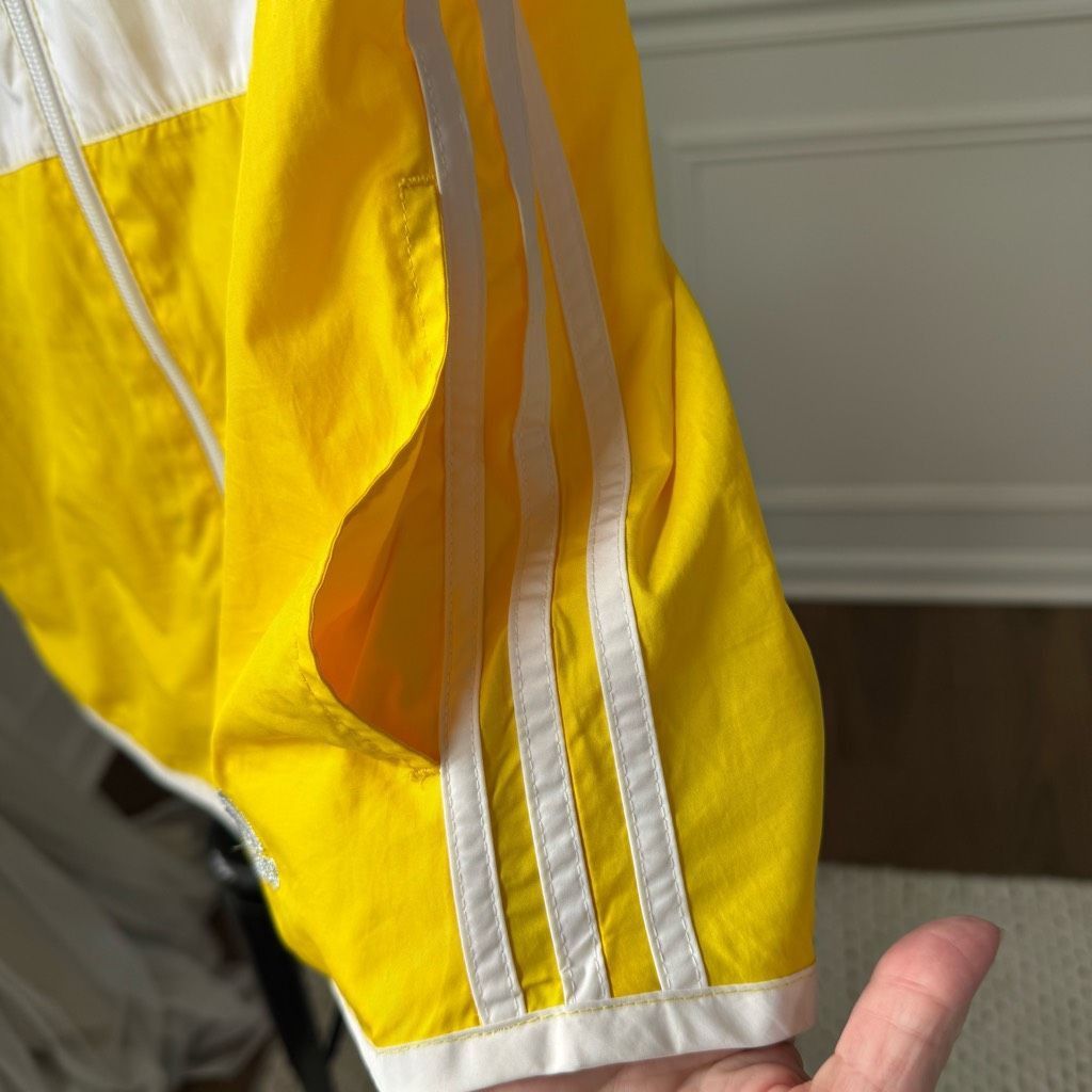 Adidas Vintage Adidas 90s Sleeveless Windbreaker Hooded Vest Yellow Size M / US 6-8 / IT 42-44 - 6 Thumbnail