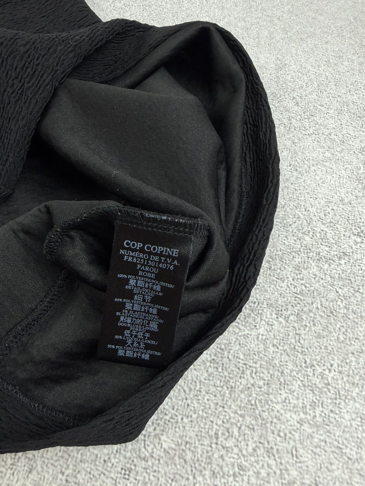 Cop Copine Cop Copine Farou Robe Black Dress Size 36 Size XS / US 0-2 / IT 36-38 - 6 Thumbnail