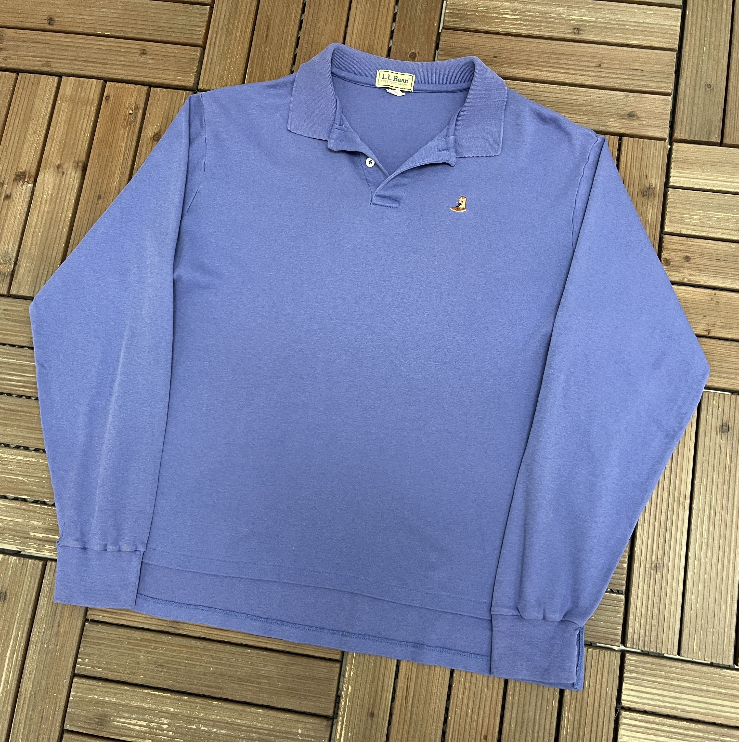 L.L. Bean × Vintage LL Bean Embroidered Vintage Quarter Button Sweater Size US XL / EU 56 / 4 - 3 Thumbnail
