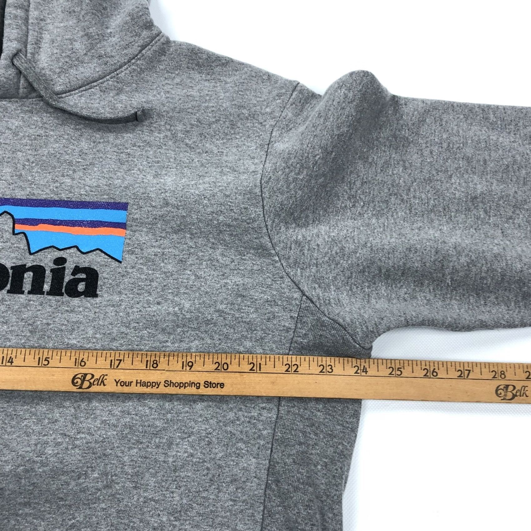 Patagonia Patagonia Pullover Hoodie Sweatshirt Gray L Men's Uprisal Logo Graphic Print Hooded Fleece Pocket Sweatshirt Activewear Casual Hiking Size US L / EU 52-54 / 3 - 7 Thumbnail