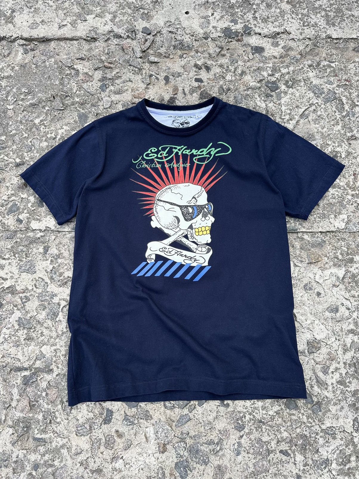 Christian Audigier × Ed Hardy Ed Hardy by Christian Audigier Punk T-Shirt Size US L / EU 52-54 / 3 - 1 Thumbnail