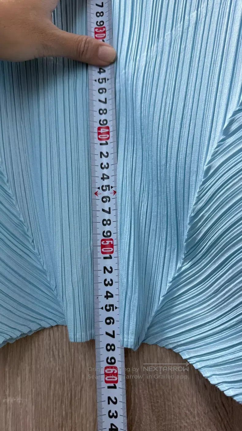 Issey Miyake Issey Miyake Frozen Ice Blue Top Size XXL / US 16-18 / IT 52-54 - 9 Thumbnail