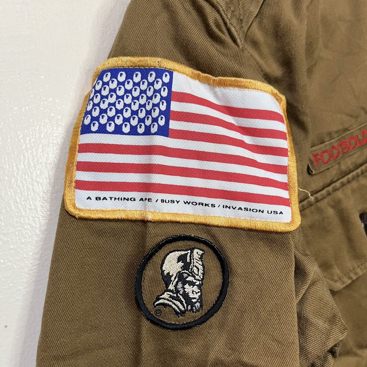 Bape OG BAPE Boy Scout Button Up Long Sleeve Size US S / EU 44-46 / 1 - 7 Thumbnail