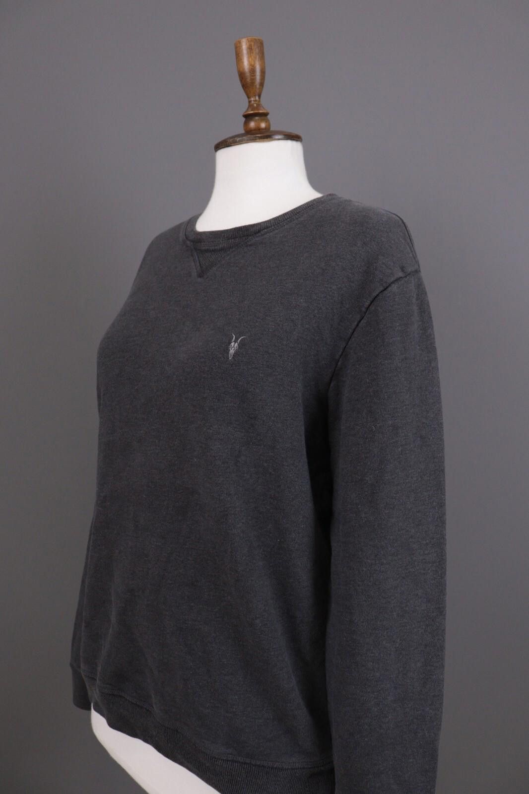 Allsaints AllSaints Wilde Crew Gray Knit Long Sleeve Sweater Size S Size US S / EU 44-46 / 1 - 8 Thumbnail