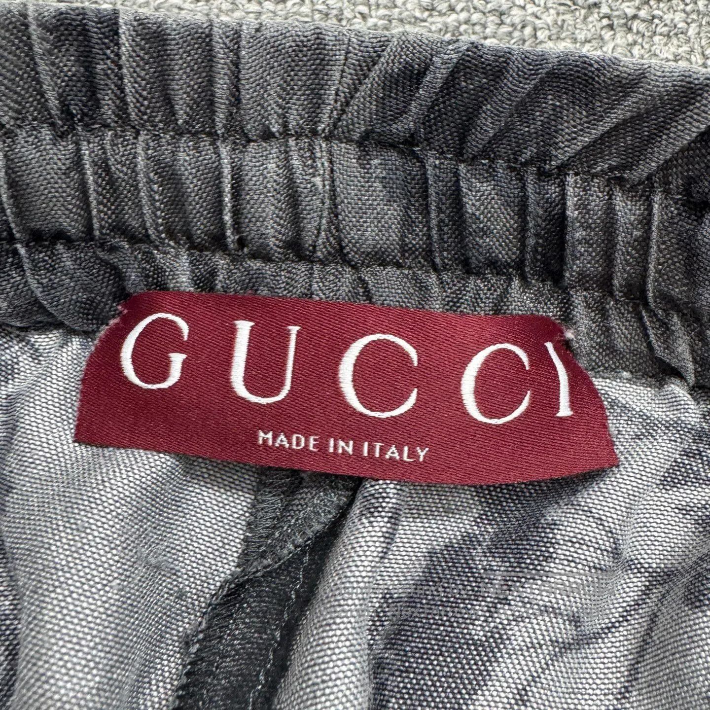 Gucci Guicci Animal-print silk shorts made from silkworm fiber| Size US 30 / EU 46 - 4 Thumbnail