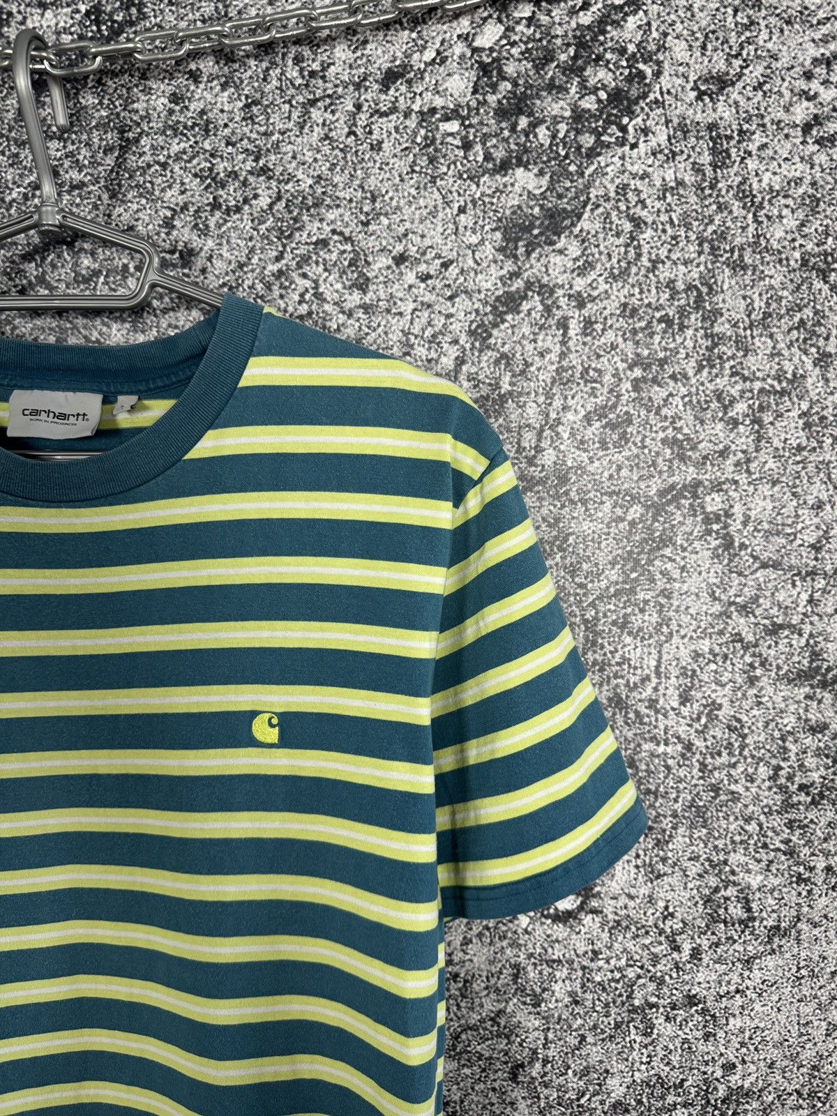 Carhartt Men’s Carhartt S/S Oakland Striped T-Shirt Streetwear Size L Size US L / EU 52-54 / 3 - 2 Thumbnail