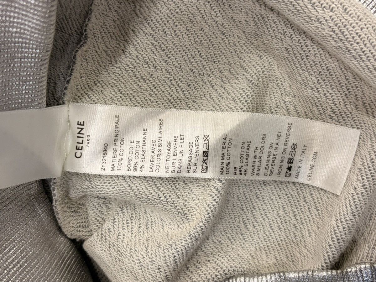 Celine Celine Silver Logo Hoodie Size US XS / EU 42 / 0 - 6 Thumbnail