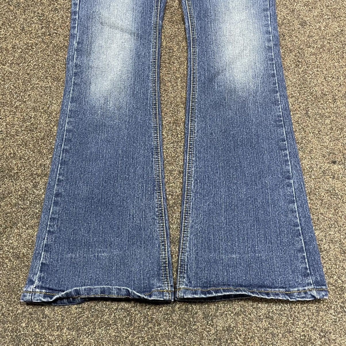 Vintage Vintage Y2K Faded Flare Jeans Distressed Streetwear Boxy 29 Size US 29 - 2 Thumbnail