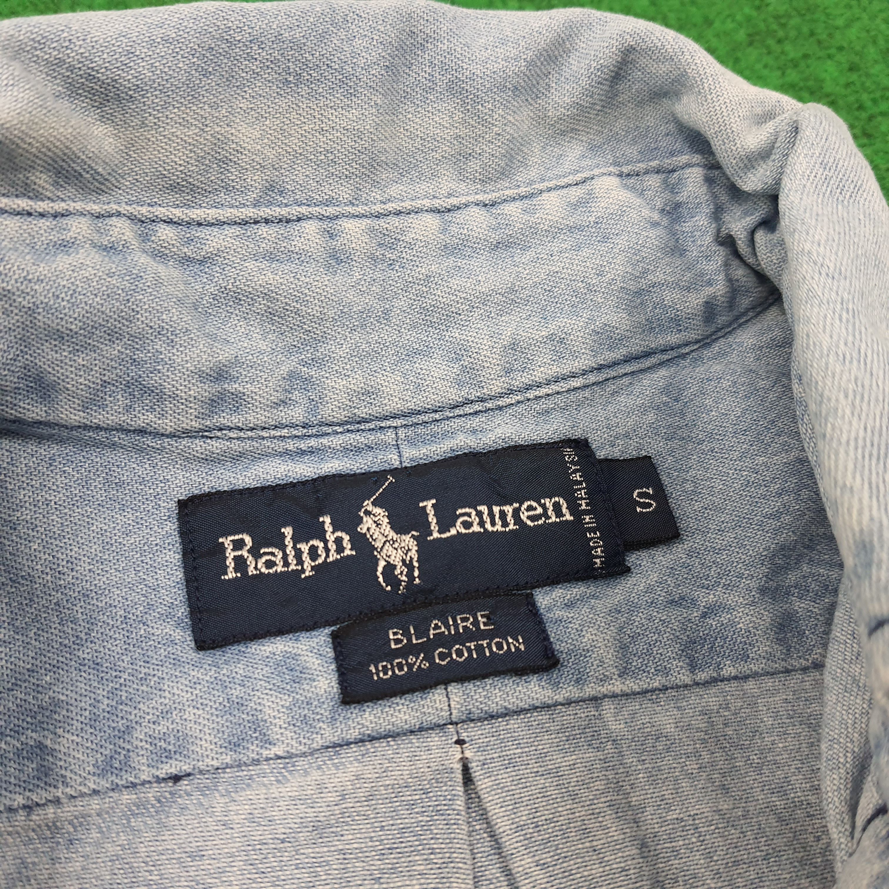 Ralph Lauren × Vintage Vintage Ralph Lauren Button Up Denim Shirt Size US L / EU 52-54 / 3 - 4 Thumbnail