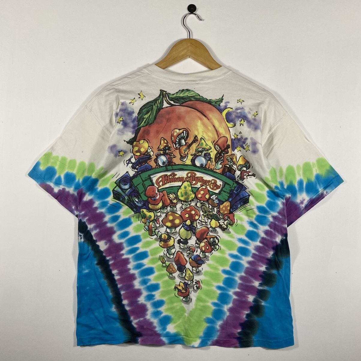 Liquid Blue Vintage 90's ALLMAN BROTHERS BAND Liquid Blue Band Tee Shirt Size US L / EU 52-54 / 3 - 5 Thumbnail
