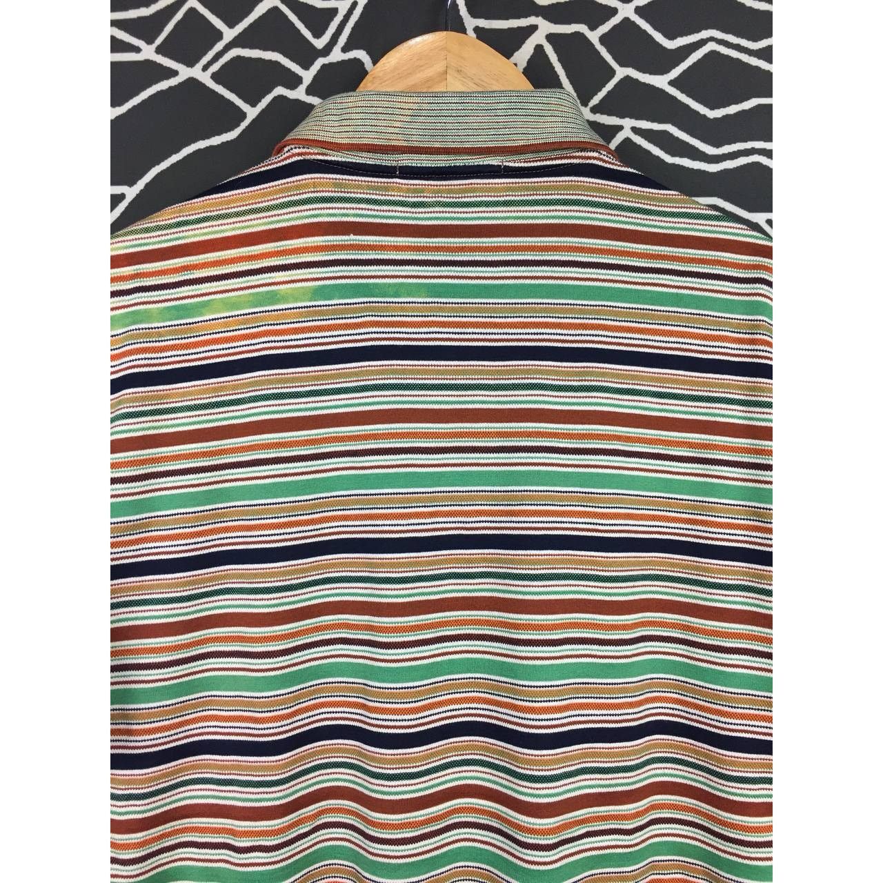 Missoni Vtg Missoni Sport Made In Italy Multicolor Stripe Polo Tee Size US S / EU 44-46 / 1 - 13 Thumbnail