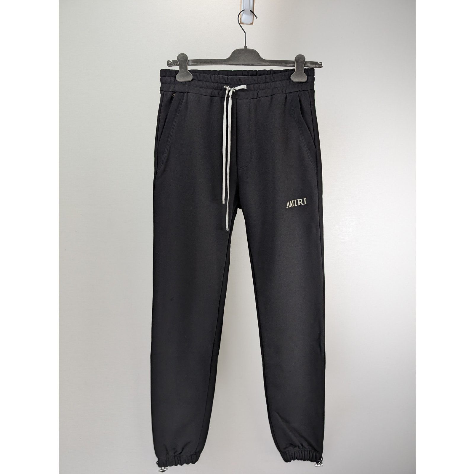Amiri o1rshd1 Q:2 / " Puff " Logo Sweatpant / Joggers in Black Size US 34 / EU 50 - 1 Thumbnail