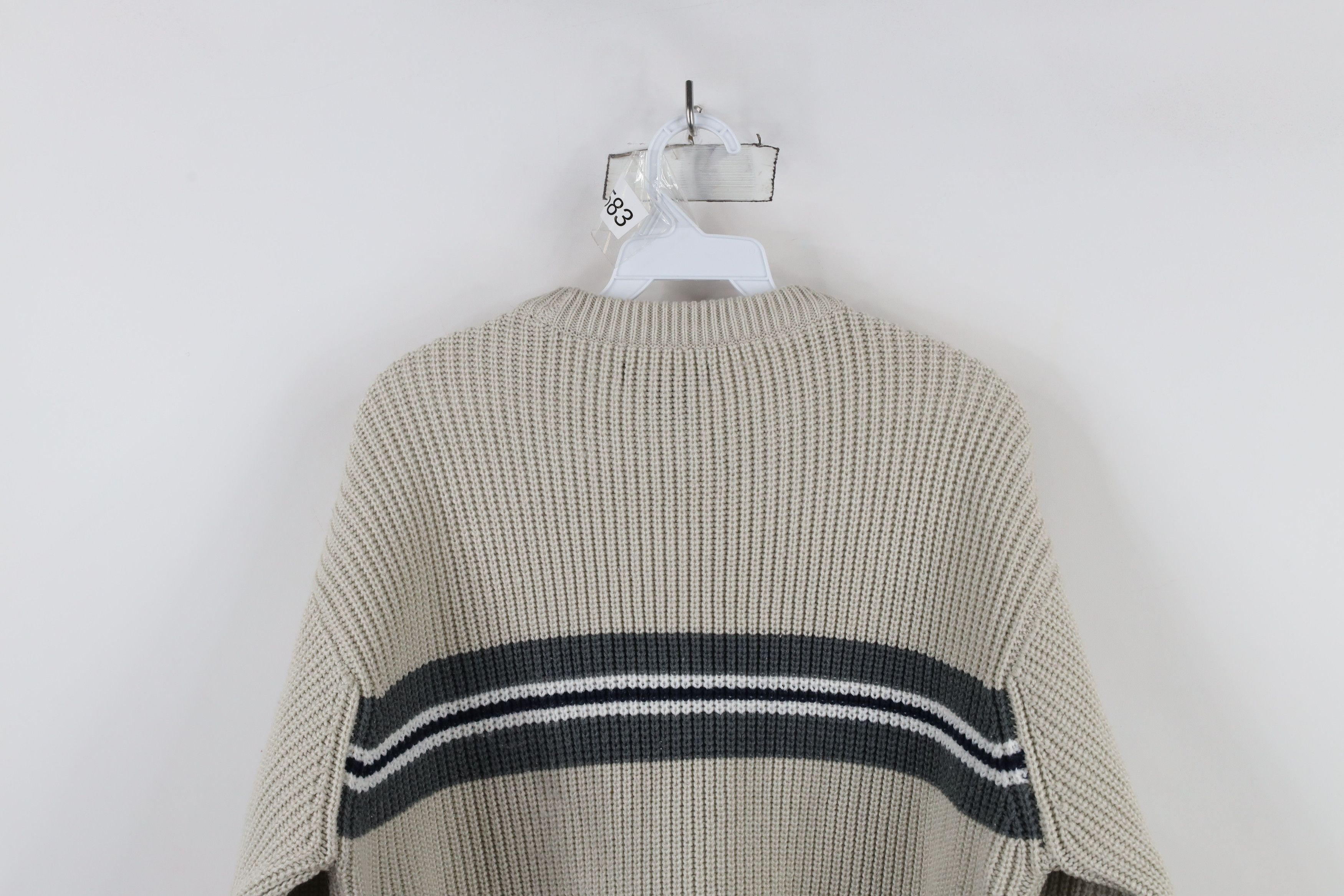 Aeropostale × Vintage Vintage 90s Y2K Aeropostale Block Chunky Ribbed Knit Sweater Size US XL / EU 56 / 4 - 8 Thumbnail