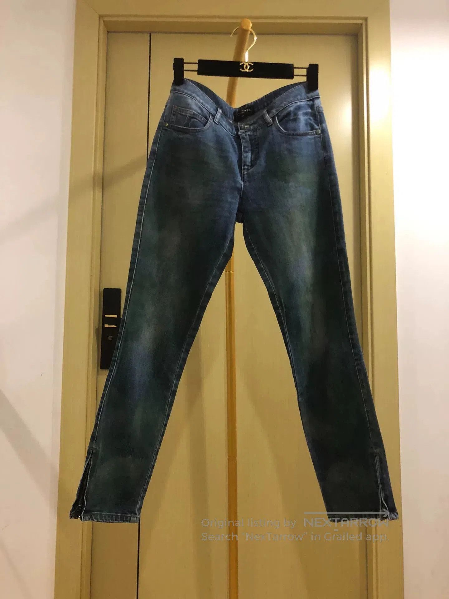 Chanel Chanel Ombre Pattern Denim Pants. Size 27" / US 4 / IT 40 - 1 Thumbnail