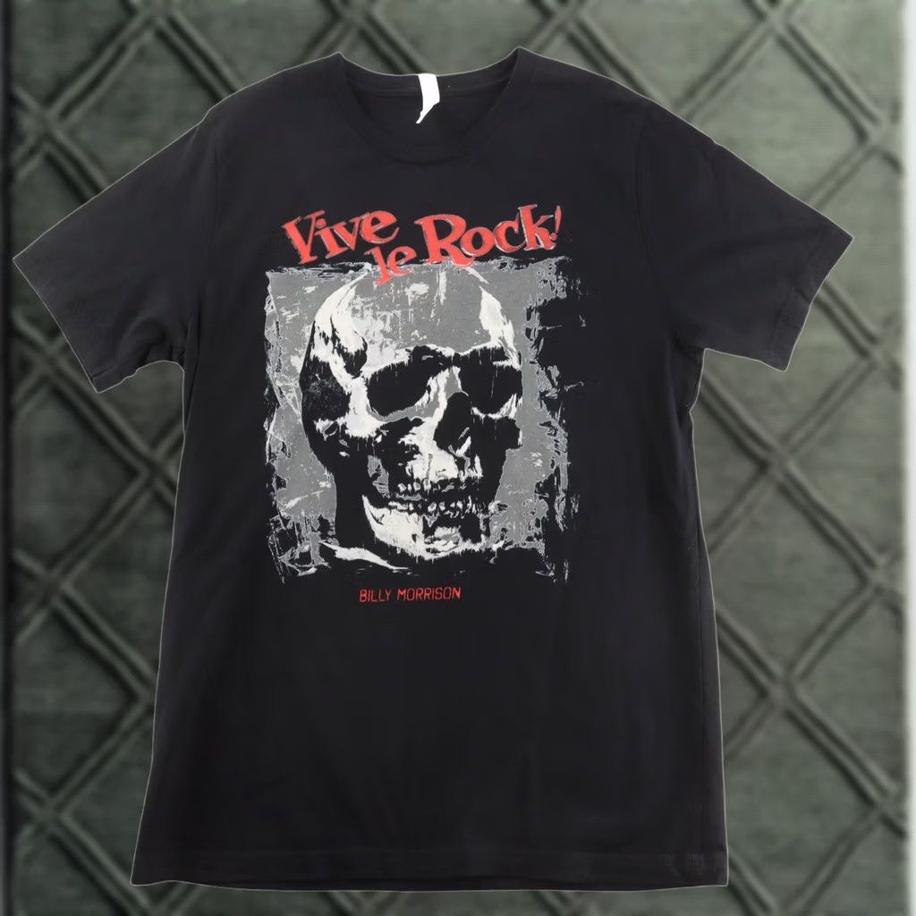 Vintage Vive Le Rock Black TShirt Punk Music RARE Large Bella Canvas T-Shirt Mens Size US L / EU 52-54 / 3 - 1 Thumbnail