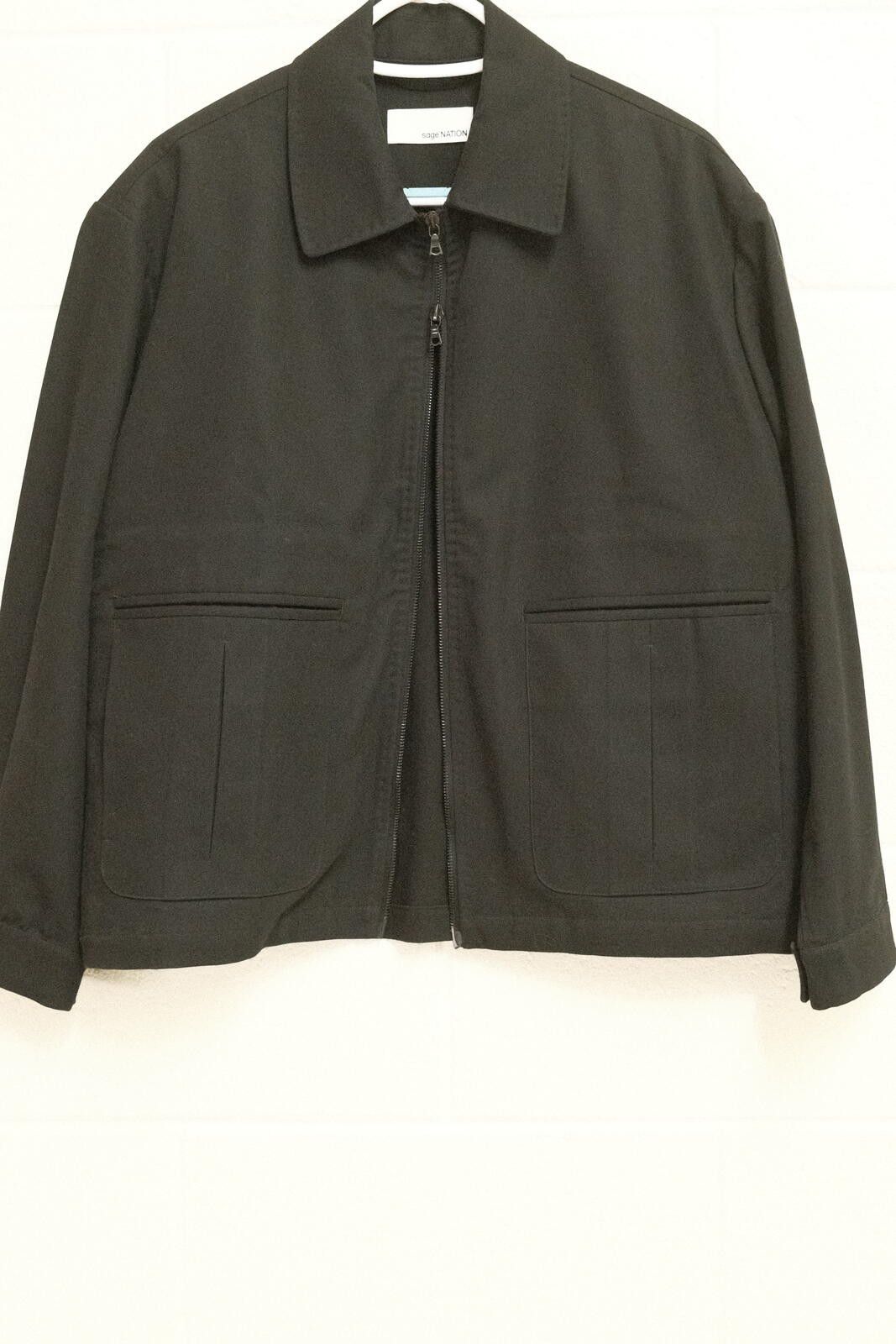 SAGE NATION sageNATION Black Index Zip Jacket Size US M / EU 48-50 / 2 - 6 Thumbnail