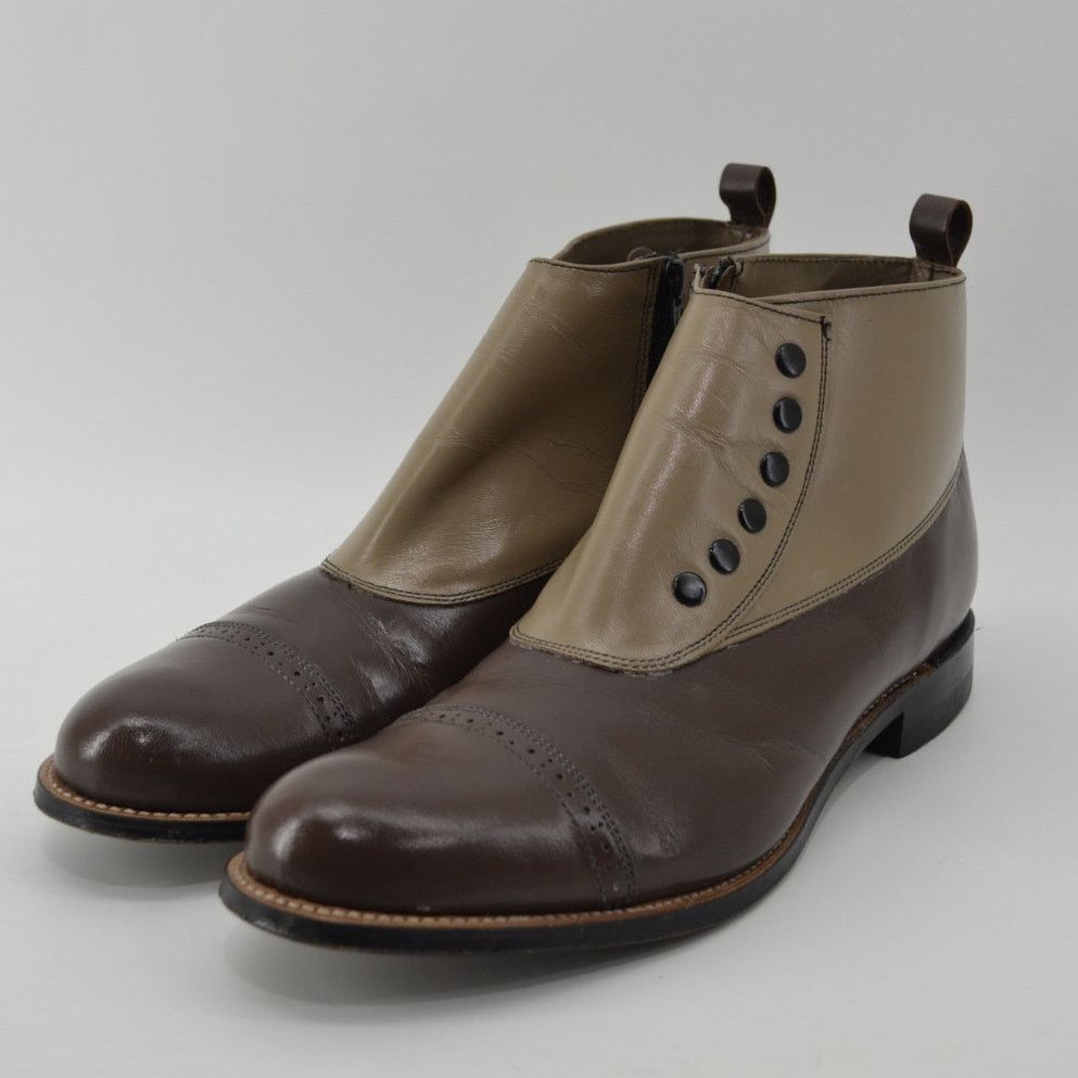 Stacy Adams Stacy Adams Mens Size 11 Madison Cap Toe Boots Gatsby Zip Size US 11 / EU 44 - 10 Thumbnail