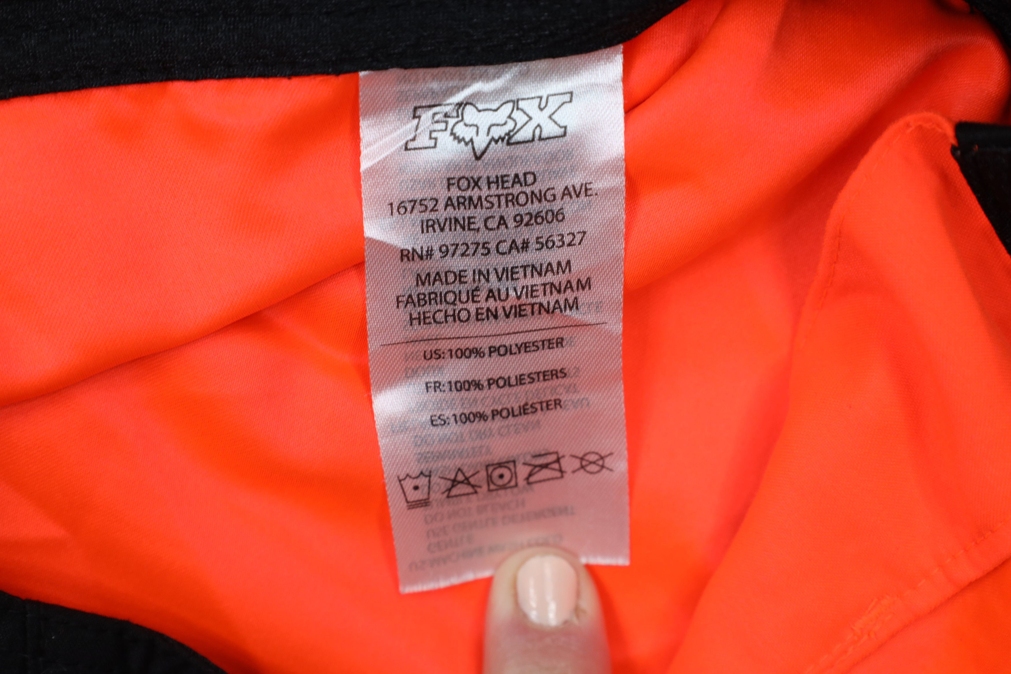 Fox Racing × Vintage Vintage Fox Racing Big Logo Board Shorts Trunks Blaze Orange Size US 30 / EU 46 - 8 Thumbnail