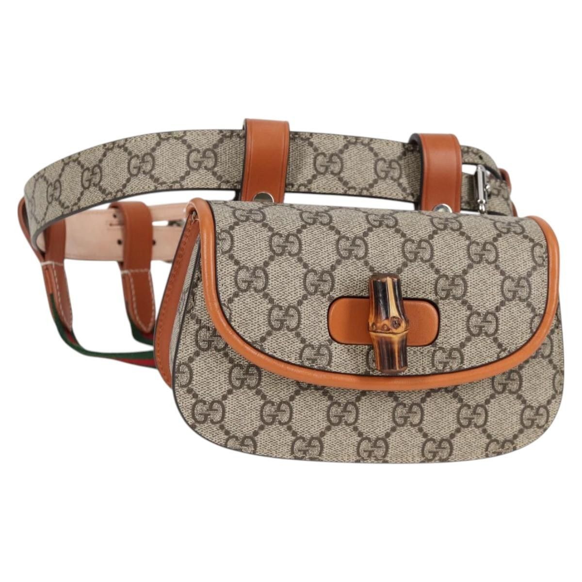 Gucci Gucci Bamboo 1947 Belt Bag GG Coated Canvas Size ONE SIZE - 1 Thumbnail