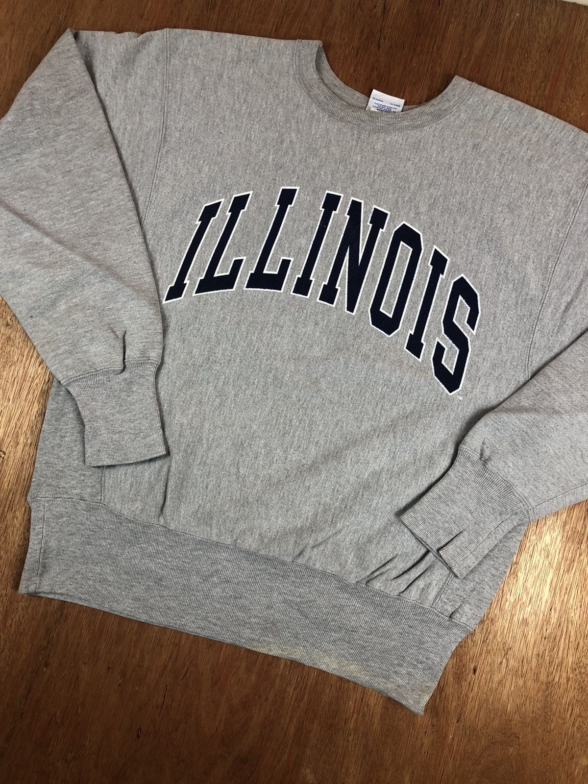 Champion × Vintage Vintage Champion Reverse Weave ILLINOIS Spellout Size US M / EU 48-50 / 2 - 3 Thumbnail
