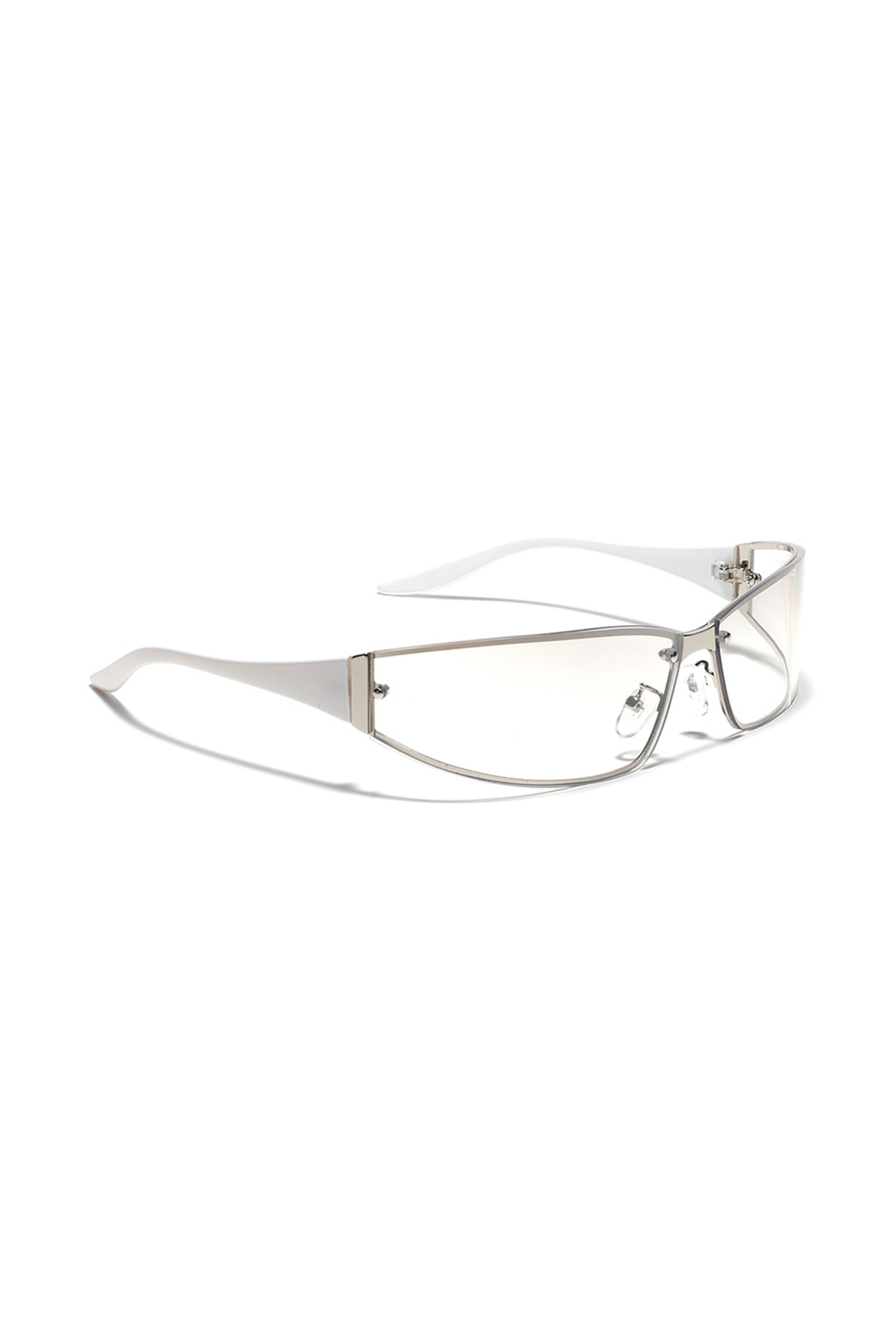 Japanese Brand Vtg Y2k Avant Garde Futuristic Sunglasses Silver Unisex OS Size ONE SIZE - 2 Thumbnail