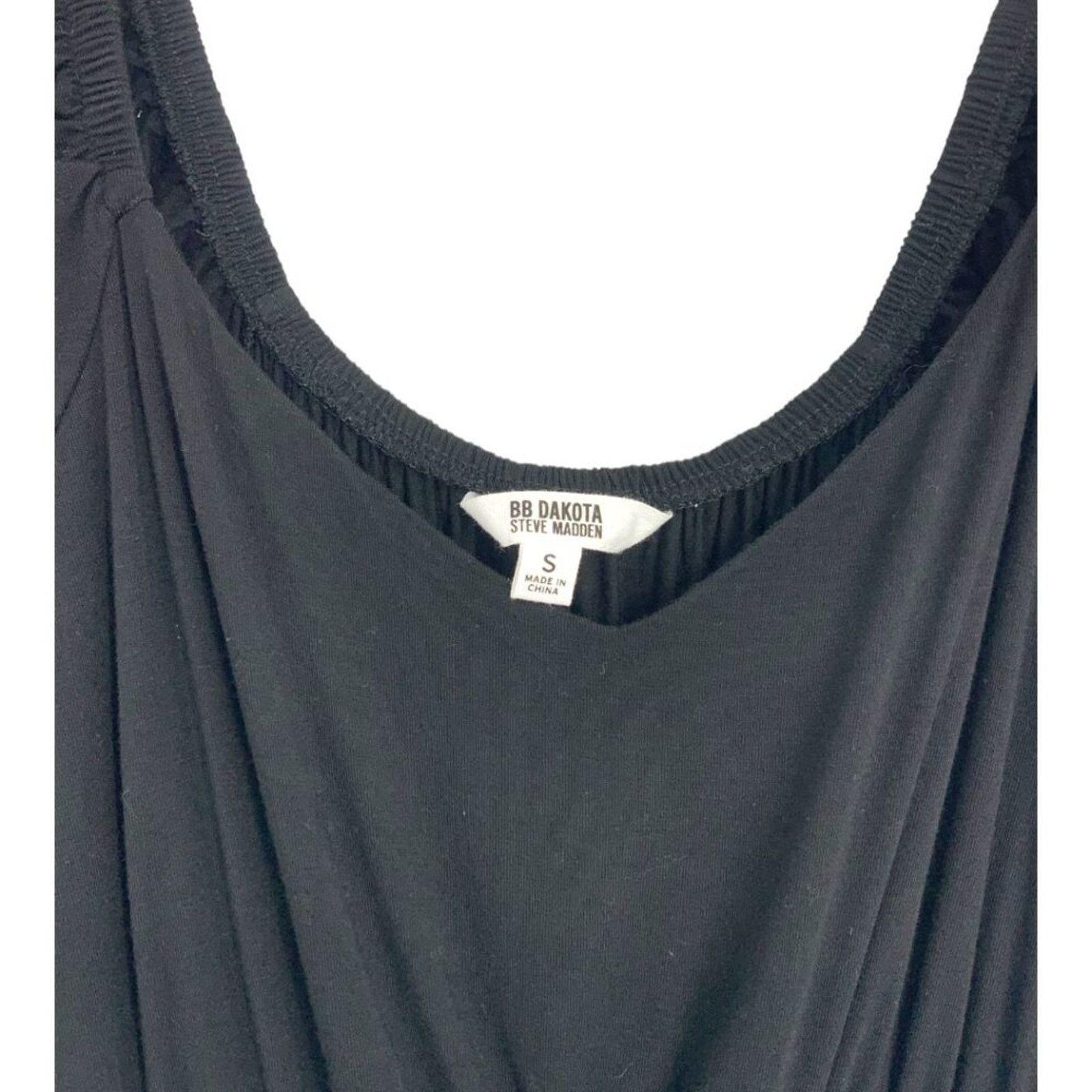 BB Dakota BB Dakota Good 4 U Jumpsuit Black Size Small NWOT $79 MSRP Size 27" / US 4 / IT 40 - 3 Thumbnail