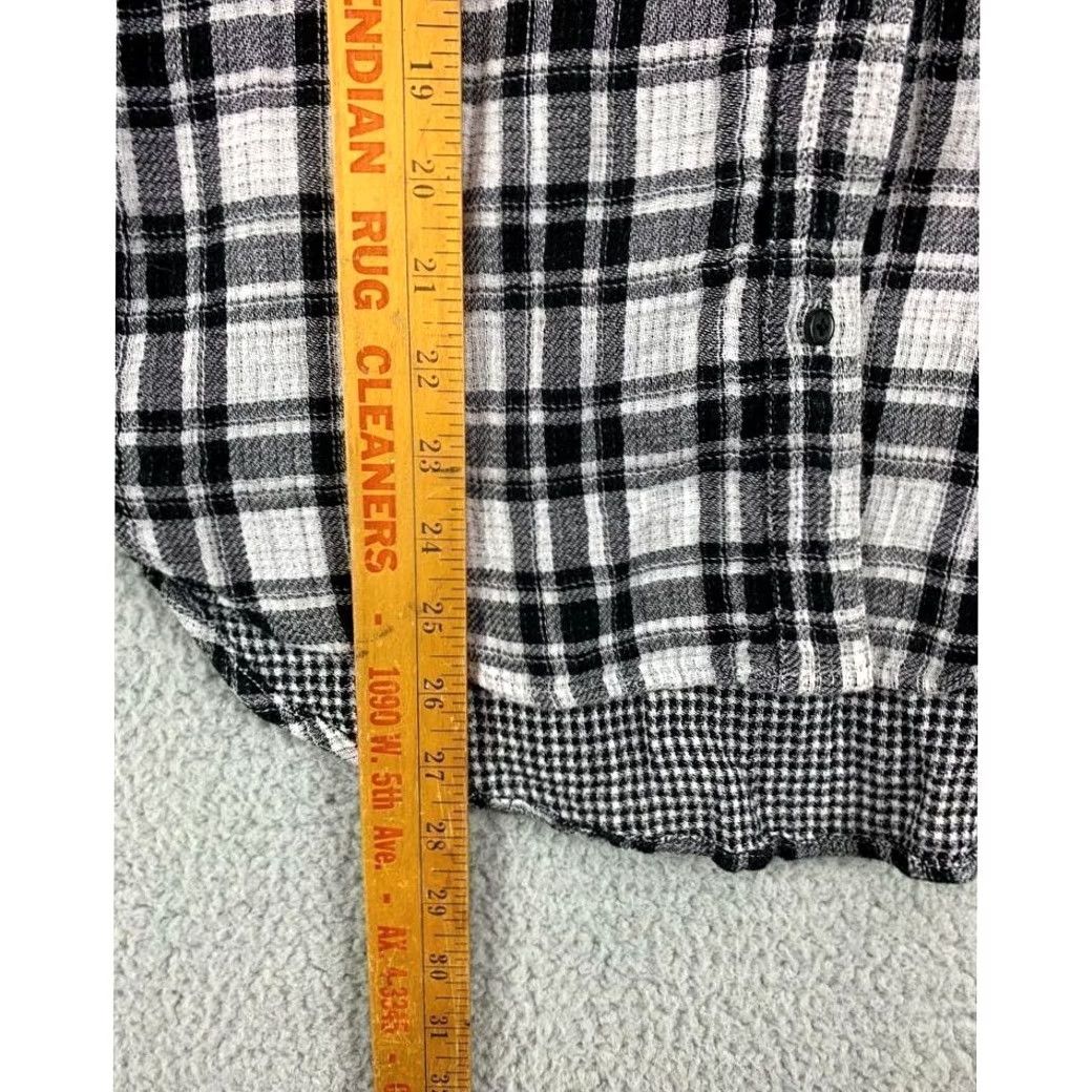 Madewell Madewell Shirt Womens XS Black White Plaid Button Down Long Sleeve Casual Ladies Size XS / US 0-2 / IT 36-38 - 7 Thumbnail
