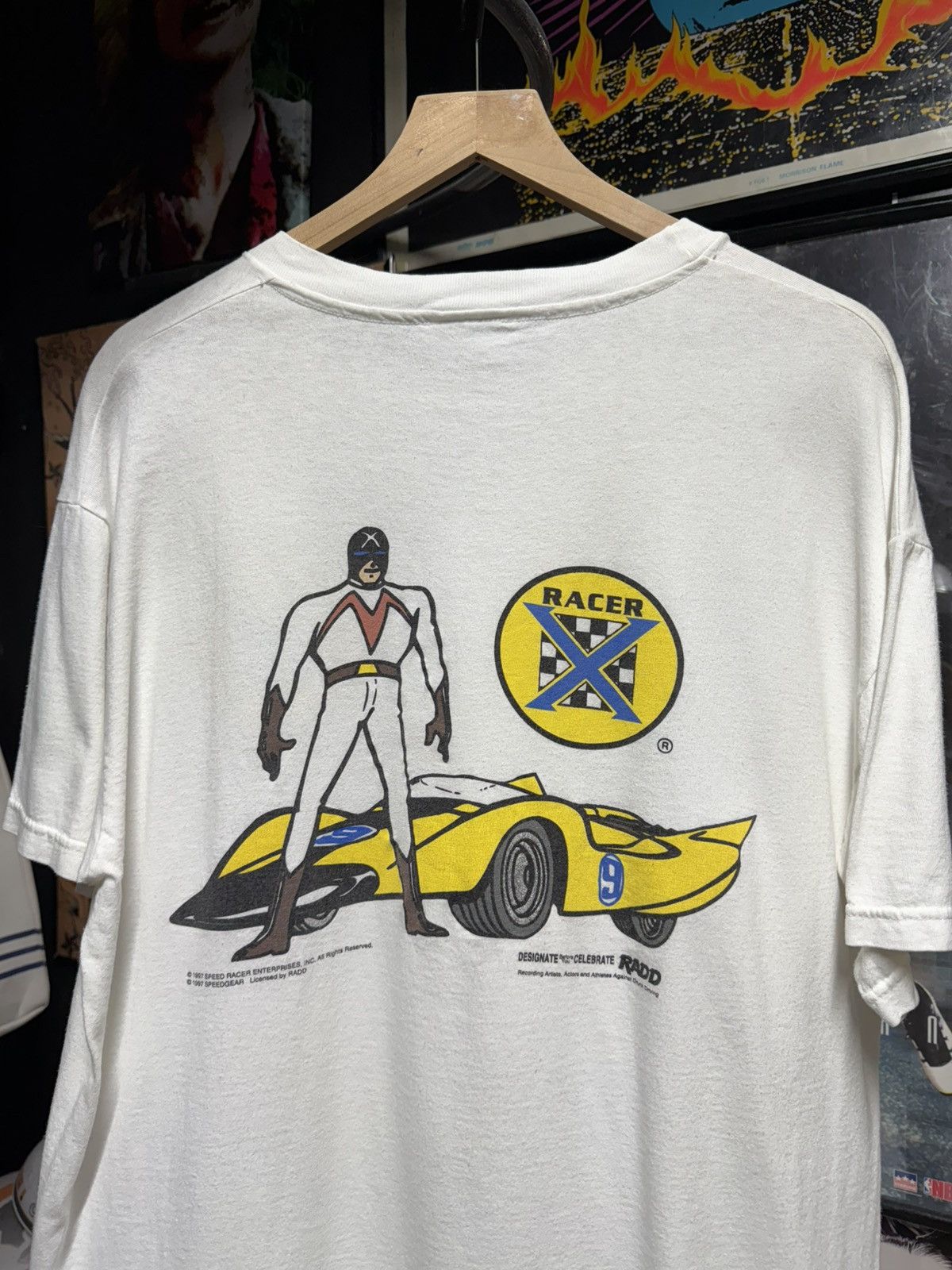 Vintage Vintage 90’s Speed Racer T-Shirt Vtg Cartoon Tee Large Size US L / EU 52-54 / 3 - 4 Thumbnail