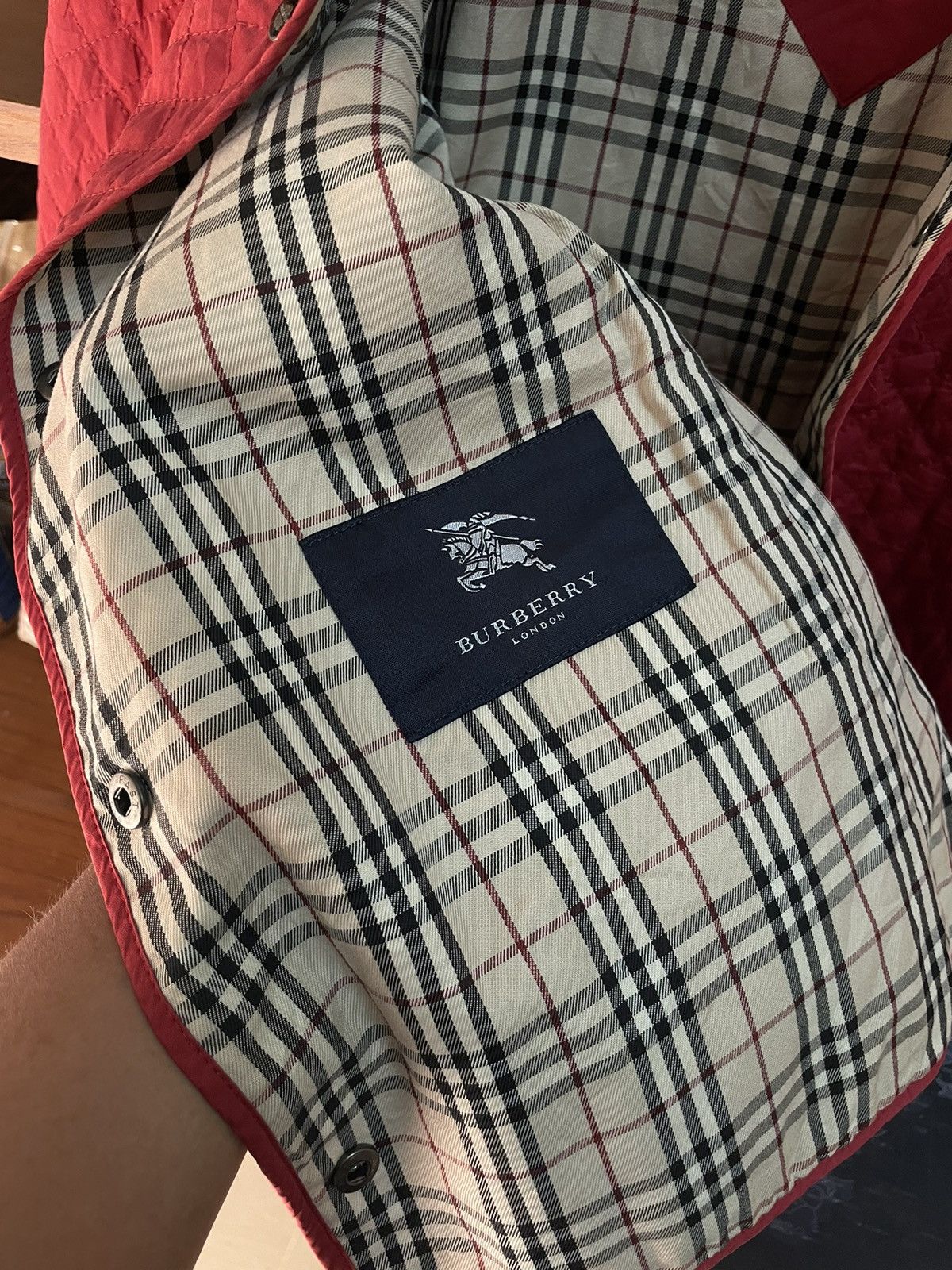 Burberry Vintage Burberry Nova Check Lined Short Quilted Jacket Size US S / EU 44-46 / 1 - 7 Thumbnail